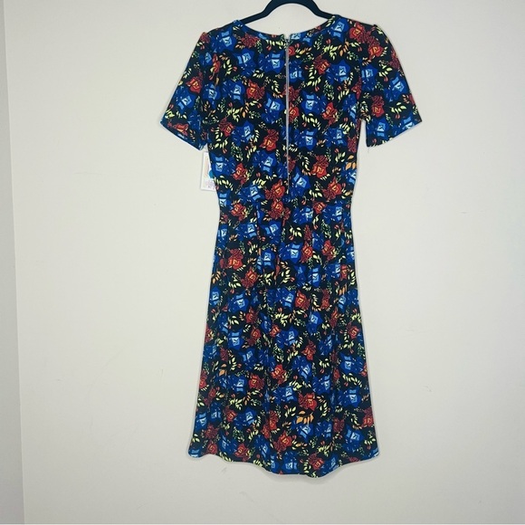 LULAROE Amelia Dress with Pockets L NWT - Picture 2 of 5